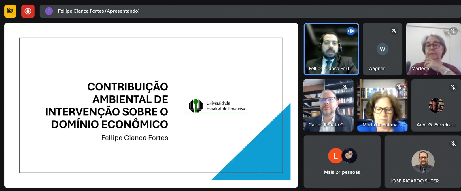 Doutorando defende tese denominada “Contribuição Ambiental de Intervenção sobre o Domínio Econômico” no PPGD da UEL