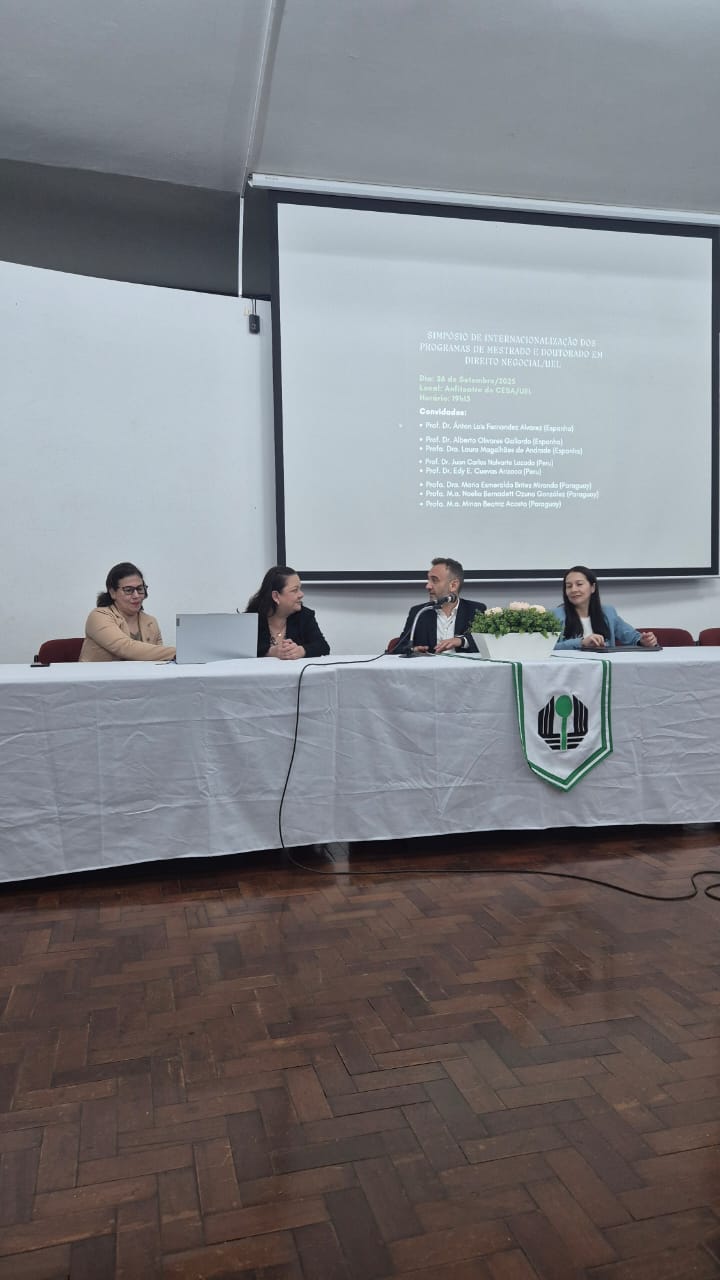 A Universidade Estadual de Londrina – UEL recebeu na última sexta-feira (26.09) o Simpósio de Internacionalização do PPGDN/UEL