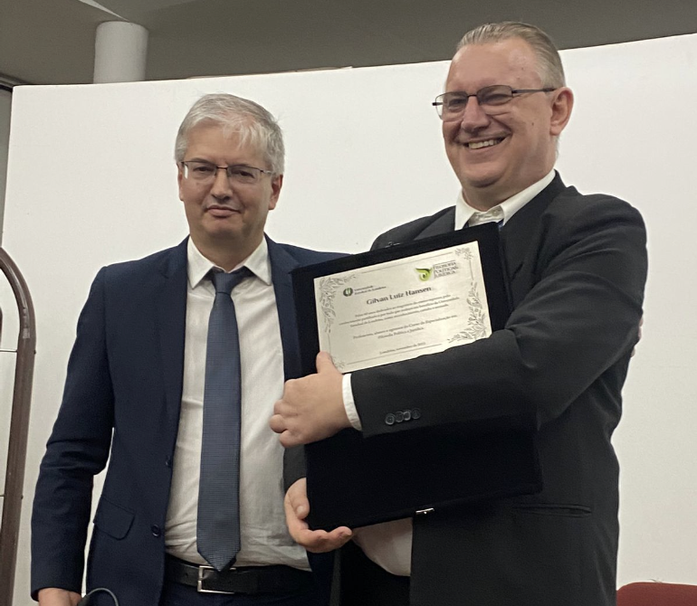 Homenagem ao Prof. Dr. Gilvan Hansen pelos 40 anos de magistério e 60 anos de vida