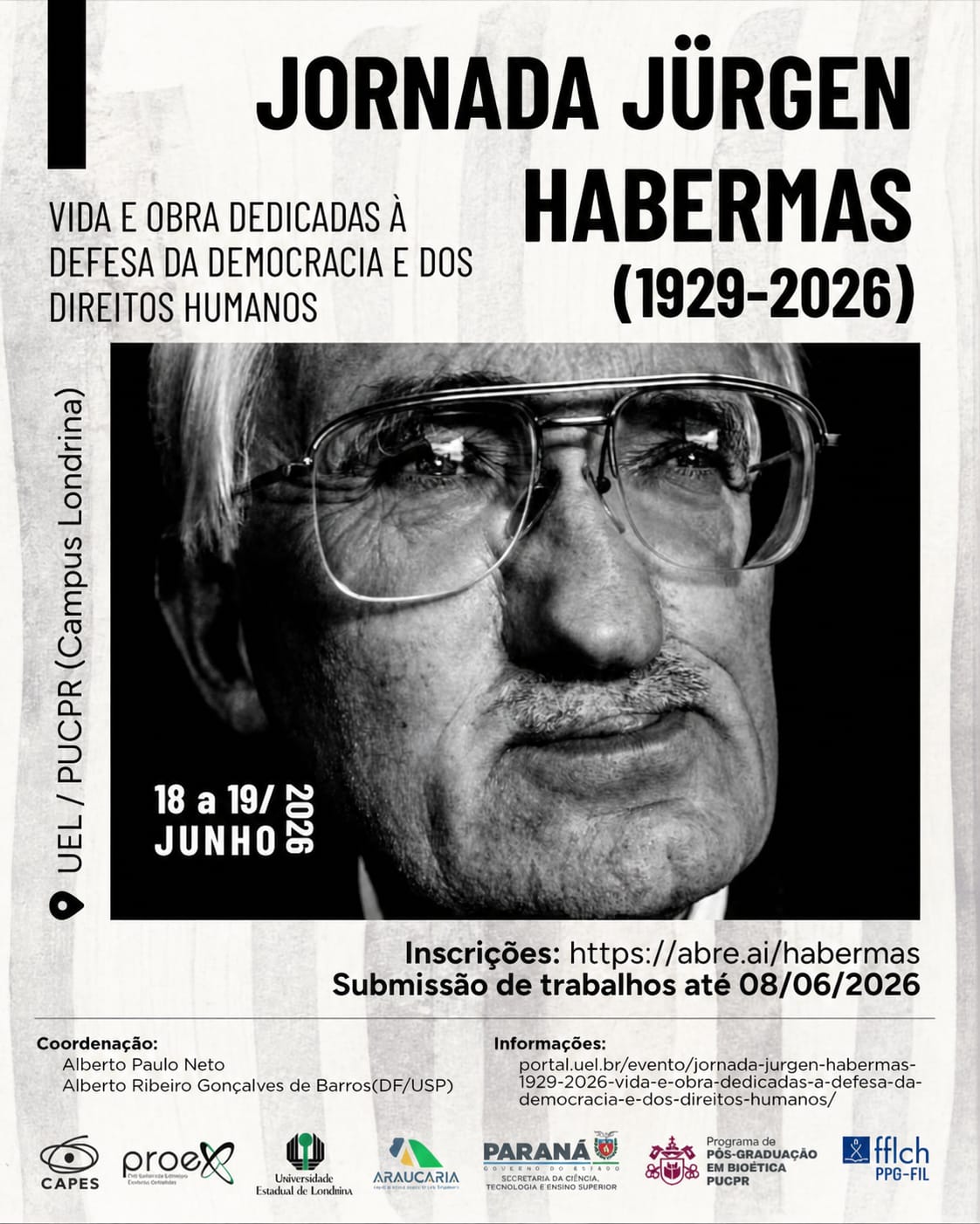 PPGDN promove evento em homenagem à Jürgen Habermas