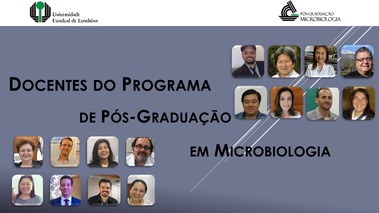 Corpo docente – Pós-graduação em Microbiologia
