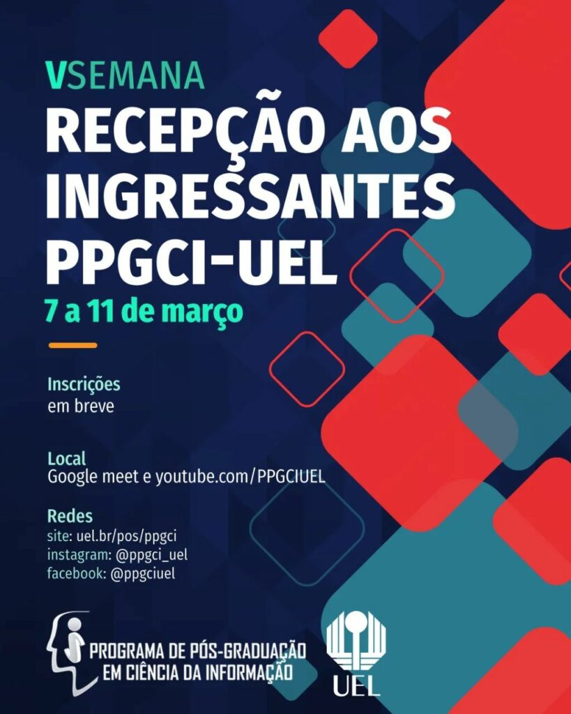 V Semana de recepção de ingressantes